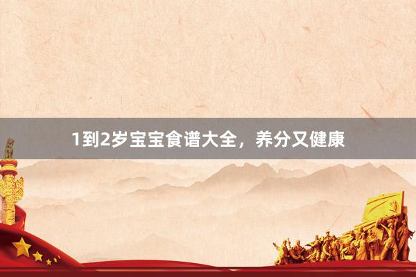 1到2岁宝宝食谱大全，养分又健康